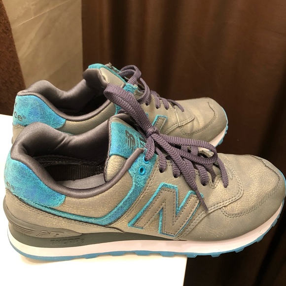 New Balance Shoes - 🔵New Balance Turquoise & Iridescent Sneakers